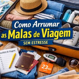 Como arrumar as malas de viagem sem estresse