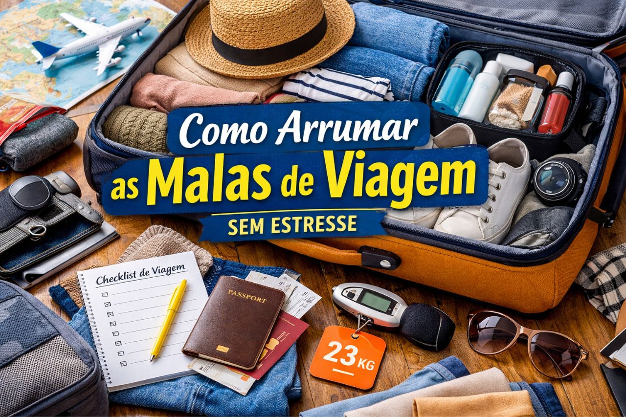 como arrumar as malas de viagem